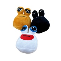 Porte-clés en peluche Alien Monstre aux grands yeux, nouveau style, anti-stress, transfrontalier, 11 cm, unisexe, rembourré en coton PP, mignon