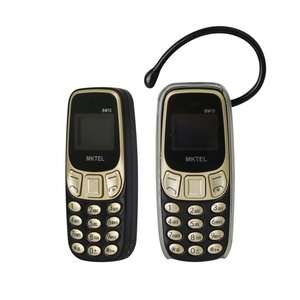 Teléfono Móvil Mini 2G con Gancho para la Oreja, Doble SIM, Doble Modo de Espera, Batería de 380 mAh, MP3/MP4/Radio FM/Bluetooth/GPRS, 0.66" BM10 - Product Image 1