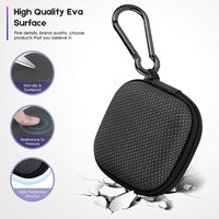 Étui de transport portable pour écouteurs filaires avec fermeture éclair, étui rigide en EVA pour écouteurs, étui pour Airpods, pochette pour accessoires électroniques