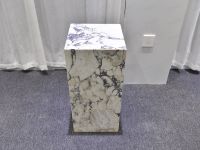 SH STONE Pierre Naturelle Piédestal Présentoir Pilier Bloc Hôtel Italien Calacatta Viola Marbre Marbre Chevet Plinthe Table D'appoint