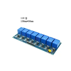 Módulo de relé optoacoplador de 8 vias com suporte para isolamento de optoacoplador microcontrolador AVR/51/PIC