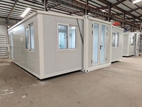MAISON PRÉFABRIQUÉE À CONCEPTION EXTENSIBLE ET MAISON CONTENEUR POUR BUREAUX MODULAIRES ET APPARTEMENTS TEMPORAIRES