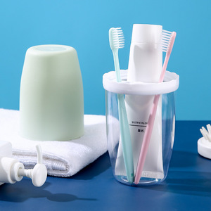 Travel Toothbrush Cup Set Foldable Portable Brush Holder For Adults - Product Image 3