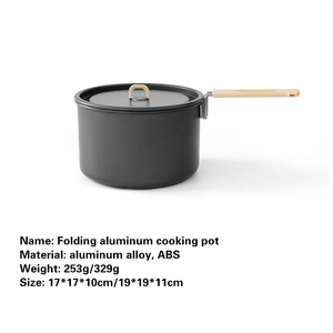 Il set di pentole da <span class=keywords><strong>campeggio</strong></span> in alluminio ultraleggero può essere combinato liberamente con pentole e padelle da <span class=keywords><strong>campeggio</strong></span> compatte e set di tre pezzi - Product Image 6