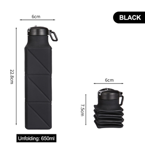 Tùy chỉnh nhiệt độ cao Silicone chống đóng mở chai nước du lịch ngoài trời cắm trại thể thao drinkware an toàn tráng - Product Image 3