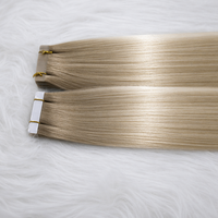 Extensions de cheveux humains vierges bruts 100 % naturels en gros, à bandes adhésives Invisitape, invisibles et sans couture, alignées sur les cuticules