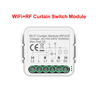 Module de commande intelligent Tuya WiFi RF433 pour rideaux électriques, contrôleur universel motorisé