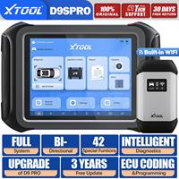 Herramienta de Diagnóstico Bidireccional Completa XTOOL D9S PRO, Mapa de Topología, Programación y Codificación de ECU, Más de 42 Funciones de Servicio, Admite CAN FD DoIP