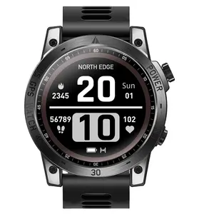 2024 yeni GPS saatler erkekler spor akıllı saat HD AMOLED ekran 50M ATM altimetre barometre pusula erkekler için Smartwatch