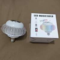 Nouvelle Lampe LED Musicale Sans Fil 12W E27 RGB en Cristal avec Haut-parleur Intégré et Télécommande pour Noël et la Photographie 2025