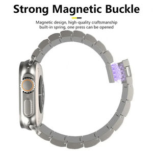 Correa de Reloj de Titanio HUANLONG de Lujo, Transpirable, con Cierre Magnético de Gran Grano para Reloj - Product Image 3