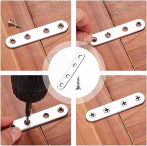 Metal Cabinet Hinge Furniture Joint Strap Drawer Joint Bar for <b>Wardrobe</b> Door and Cabinet Door - Product Image 3
