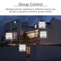 Module d'interrupteur variateur intelligent Tuya ZigBee 3.0 WiFi, contrôle sans fil via l'application Smartlife, prend en charge la conception à double sens