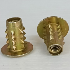 Tuercas roscadas internas y externas M3 M4 M6 M8 con dientes cónicos para soportes de esquina de muebles - Product Image 3