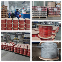 Kabel Alarm Tahan Api FPLR 4*14AWG 2*16AWG Tembaga Telanjang Tanpa Pelindung Tahan Api