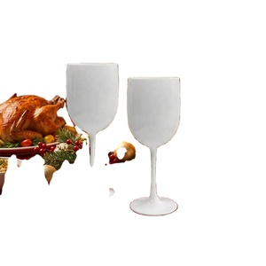 Verres à vin en plastique réutilisables de 450 ml avec logo personnalisé, incassables, sans BPA, résistants aux chocs, OEM ODM pour la vente en gros - Product Image 2