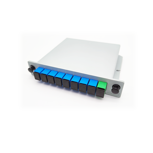 Répartiteur optique PLC LGX 1x8 avec ports 1:2, carte cassette SC/APC à insérer pour utilisation en réseau - Product Image 1