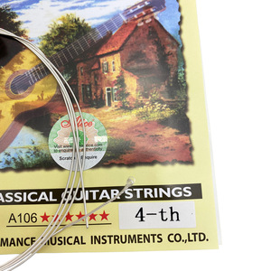 Alice A106H <span class=keywords><strong>Guitare</strong></span> <span class=keywords><strong>classique</strong></span> <span class=keywords><strong>Cordes</strong></span> en nylon Alliage de cuivre plaqué argent Revêtement antirouille Ensemble - Product Image 4