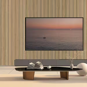 Panneaux muraux en bois <span class=keywords><strong>de</strong></span> chêne <span class=keywords><strong>de</strong></span> 2400mm au design moderne <span class=keywords><strong>de</strong></span> Comovy Home Planches à lattes décoratives hautes avec finition conviviale pour les chambres - Product Image 4