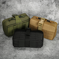 Pochette médicale tactique MOLLE EDC, trousse de premiers soins portable découpée au laser, sac de ceinture pour le camping en plein air, la chasse, la survie en cas d'urgence