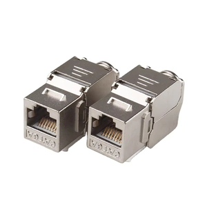 SETO Métal Blindé RJ45 Keystone Jack Cat5e Cat6 Cat6a Cat7 Câble Ethernet Cat6a FTP Keystone Jack - Product Image 6