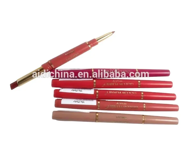 Pintalabios y delineador de labios acrílico giratorio, función dos en uno, fabricante de China