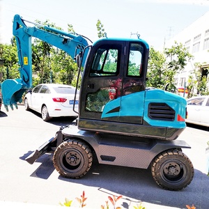 Nuovo Escavatore Gommato Mobile con Benna a Prezzo di Fabbrica - Product Image 6