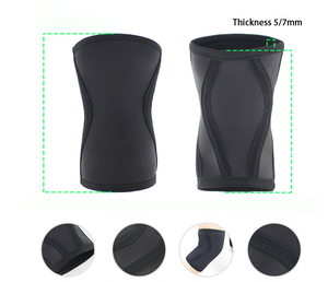 Genouillères de compression en néoprène pour la musculation et le sport, 7 mm, soutien du genou, vente en gros sur mesure - Product Image 3