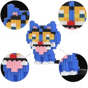 Blocs de construction K-pop Demon <span class=keywords><strong>Hunter</strong></span> Figures Doll, nouveau jouet miniature princesse, poupée de dessin animé, blocs de construction éducatifs pour enfants, vente chaude - Product Image 3