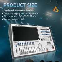 Console d'éclairage de scène Aicpose Factory Tiger Touch II, console d'éclairage DMX 512, contrôleur de lumière pour fête
