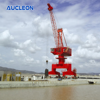 Grue portuaire marine à flèche articulée anti-corrosion, fournie par l'usine chinoise, pour la manutention de marchandises en port et sur barge