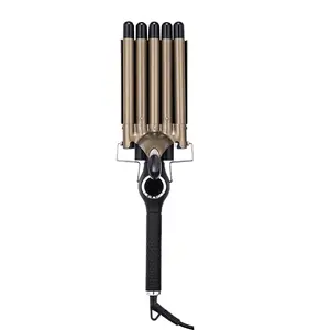 China Hair Styler Deep Waver Keramik Lockens tab Friseur Tragbare Triple 5 Fässer Locken wickler