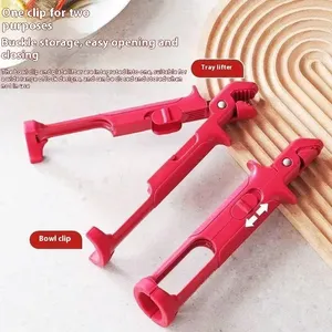 En gros 1 pièce Pince anti-brûlure en silicone pour cuisine, pour assiettes, bols, plats et casseroles, et pour la manipulation de vaisselle chaude en extérieur - Product Image 3