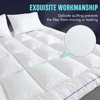 Meilleur sommeil bien Gel mousse mince mousse à mémoire de forme camion lit surmatelas microfibre coussin double lit protecteur pour les personnes âgées mal de dos