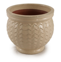 Pot de fleurs en céramique au profil fin, design étroit, respirant, sur pied, pour balcon