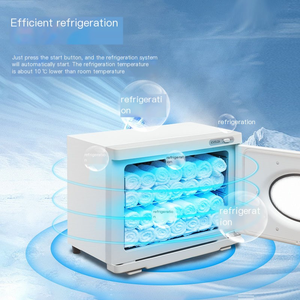 Gabinete de Calentamiento y Refrigeración 2 en 1 para Salón de Belleza, Esterilizador de Toallas de Gran Capacidad 16L 23L, Calentador de Toallas para Peluquería - Product Image 4