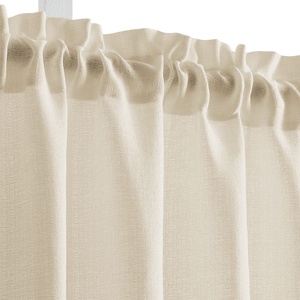 <span class=keywords><strong>Cortinas</strong></span> semitransparentes <span class=keywords><strong>de</strong></span> estilo moderno <span class=keywords><strong>para</strong></span> cocina francesa, cafetería, <span class=keywords><strong>dormitorio</strong></span>, <span class=keywords><strong>ventanas</strong></span> <span class=keywords><strong>pequeñas</strong></span>, con bolsillo <span class=keywords><strong>para</strong></span> barra, 100% poliéster, aisladas - Product Image 4