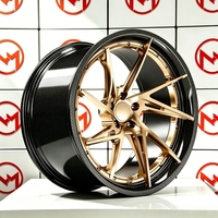 Jantes de voiture pour passagers Maxtera en fibre de carbone forgée sur mesure, style VMP-204, pour McLaren, Ferrari, Porsche, Audi, BMW, Urus, G63, jantes en alliage