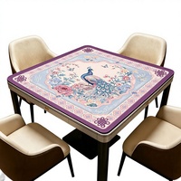 Tapis de Mahjong de style chinois pour le commerce transfrontalier, Série 2, épaissi, résistant à l'usure, antidérapant, grand format, pour table de jeu