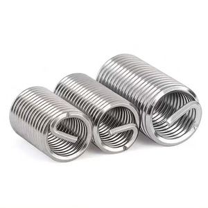 SUS304 thép không gỉ ren tay áo Kích thước số liệu vít ỐNg Lót với đồng bằng kết thúc dây chủ đề chèn để sửa chữa - Product Image 2