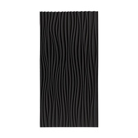 Panneaux muraux 3D décoratifs géométriques en PVC Forta, surface texturée en relief, imperméables, insonorisés, ignifuges, graphisme moderne
