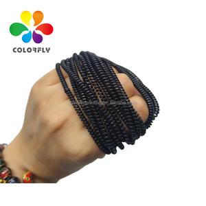 Черная резинка для волос с резинкой - Product Image 5