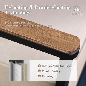 Silla de Ratán para Exteriores con Cojín Suave, Estructura de Hierro, Silla de Comedor, Silla de Jardín, Apta para Parques, Césped y Terrazas - Product Image 4