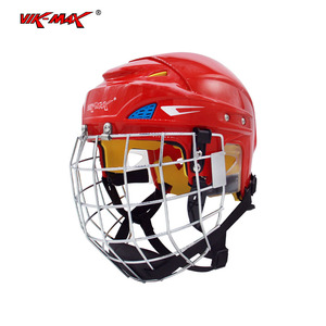 Casco de Hockey Vik-Max 2026 Doble Propósito, EVA de Alta Calidad, Forro de Algodón con Memoria Rojo, Equipo de Protección, Seguridad Primero, Portátil - Product Image 3