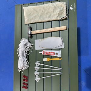 Không khí ống ngoài trời LềU Nhà dày lớn sang trọng Inflatable cắm trại Lều bảo vệ nhà Inflatable 10 người lều - Product Image 6