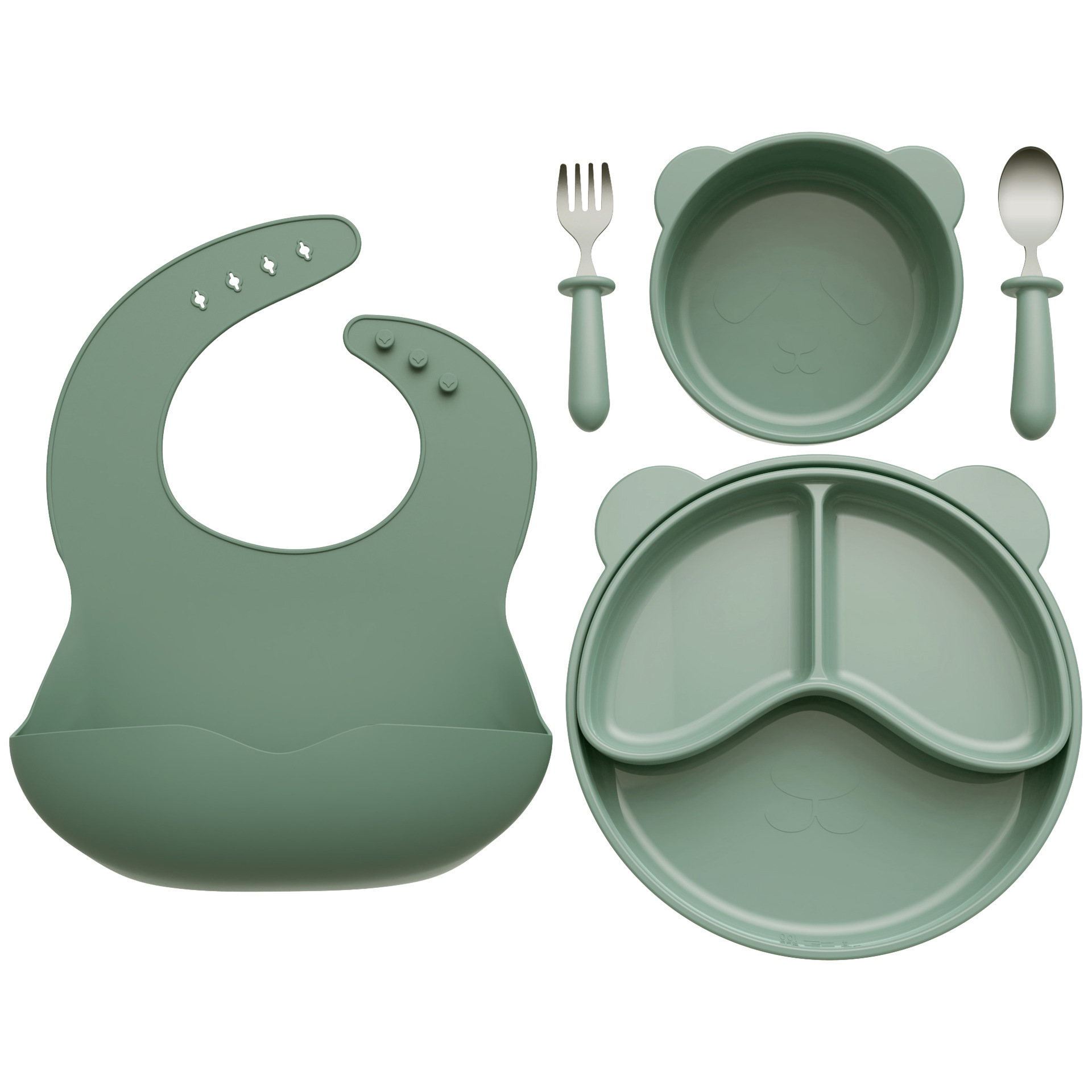 Six-piece cutlery set - Cambridge Blue