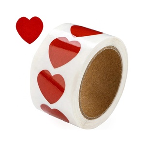 <span class=keywords><strong>Soy</strong></span> tuyo, Sé mío, dulce Día de San Valentín, pegatinas en rollo en forma de corazón, color del Día de San Valentín para niños, pegatinas en forma de corazón, amor - Product Image 5