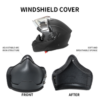 Casque modulaire de moto Yijia Optical DOT pour hommes et femmes, avec visière rabattable, anti-buée, chauffant, pour la neige et la motoneige