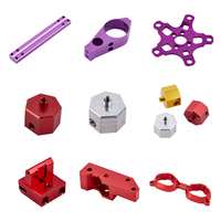 Personnalisé 1 pièce usinage des métaux 5 axe cnc fraisage service d'usinage en métal laser gravé anodisé usinage service