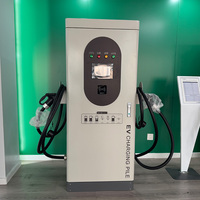 Station de recharge de véhicules électriques CC intégrée au sol de 120 kW, 160 kW, 240 kW, double pistolet, chargeur rapide pour usage commercial